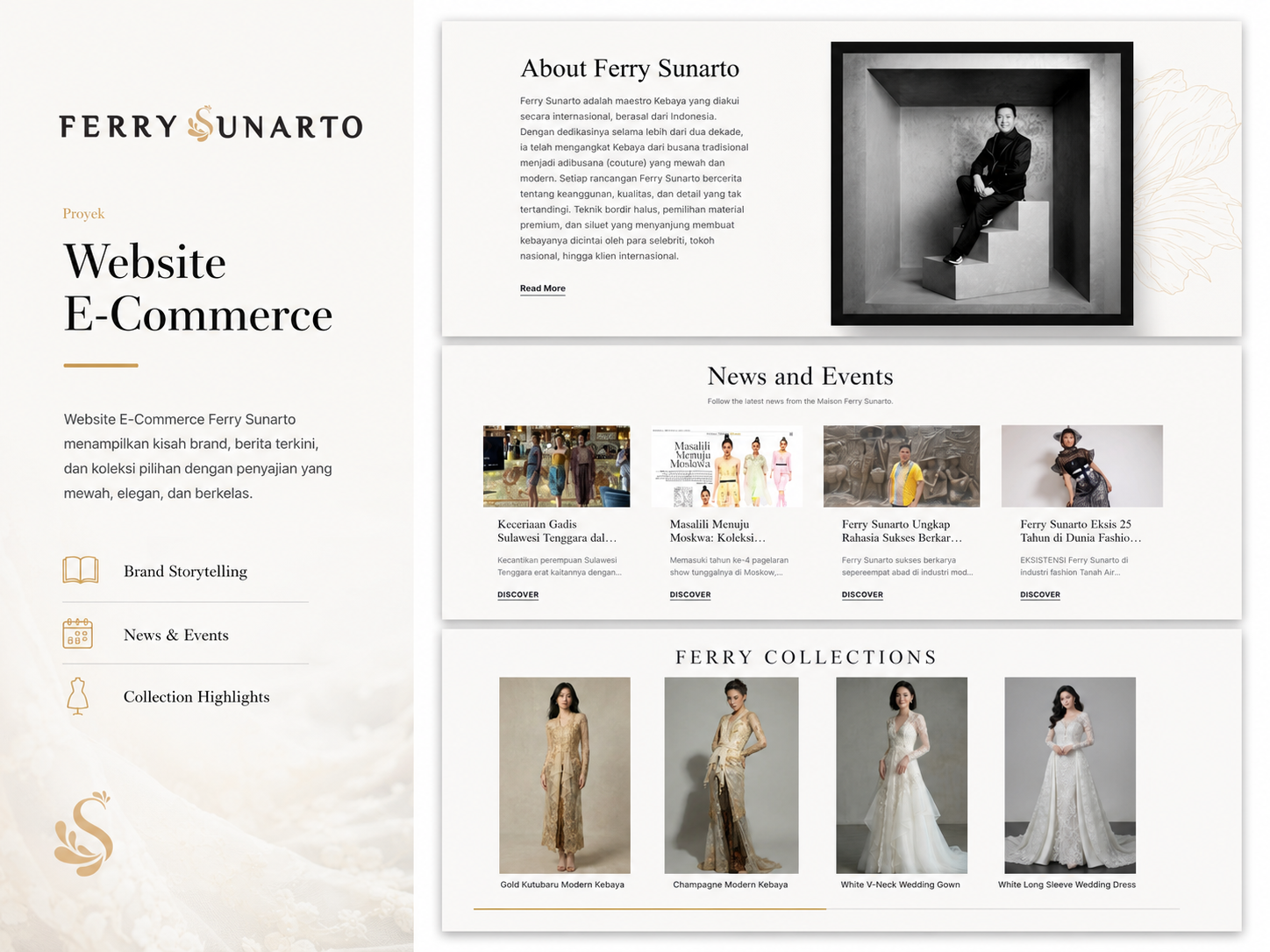Ferry Sunarto product catalogue experience