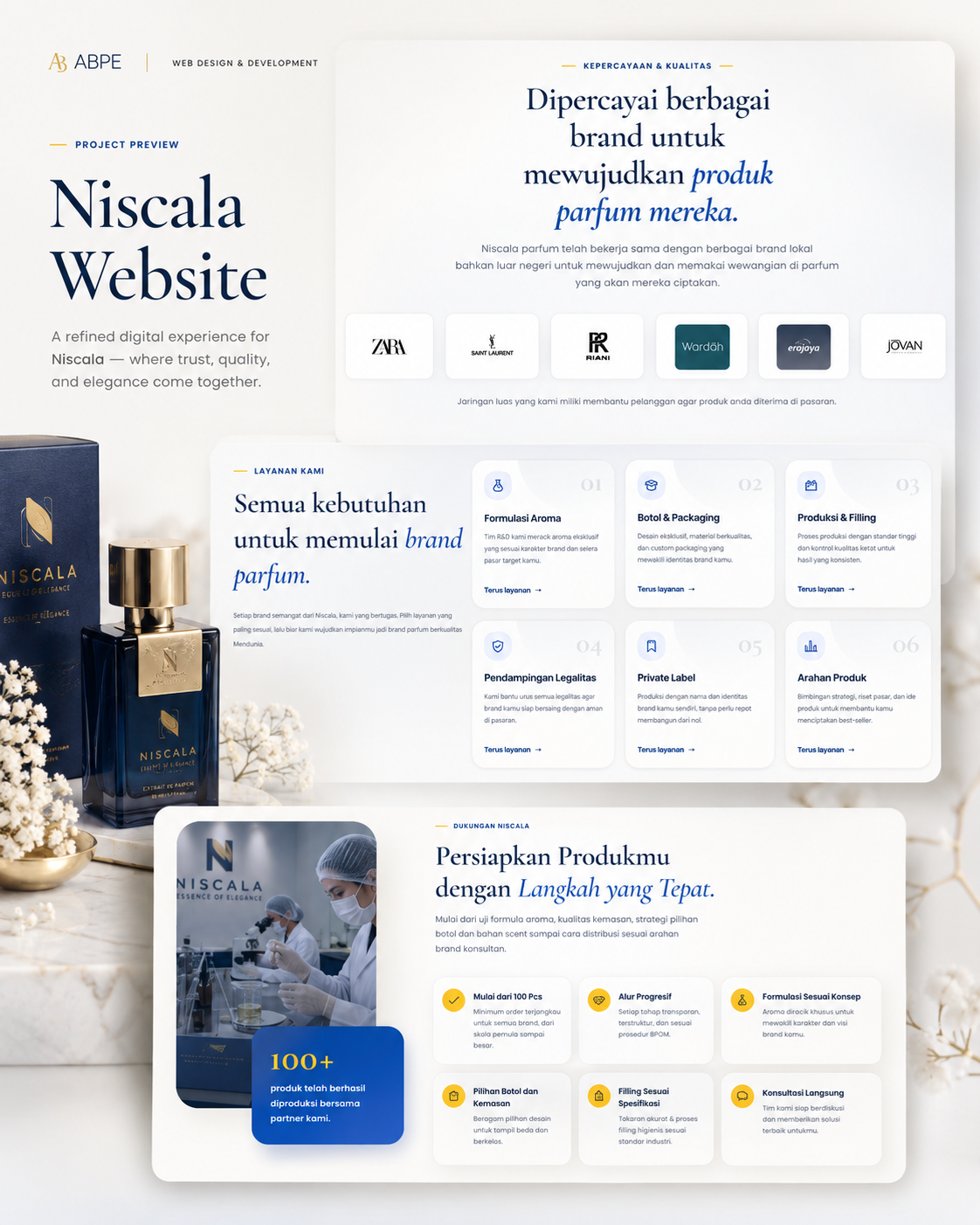 Responsive Niscala Eksotika landing page by ABPE Works