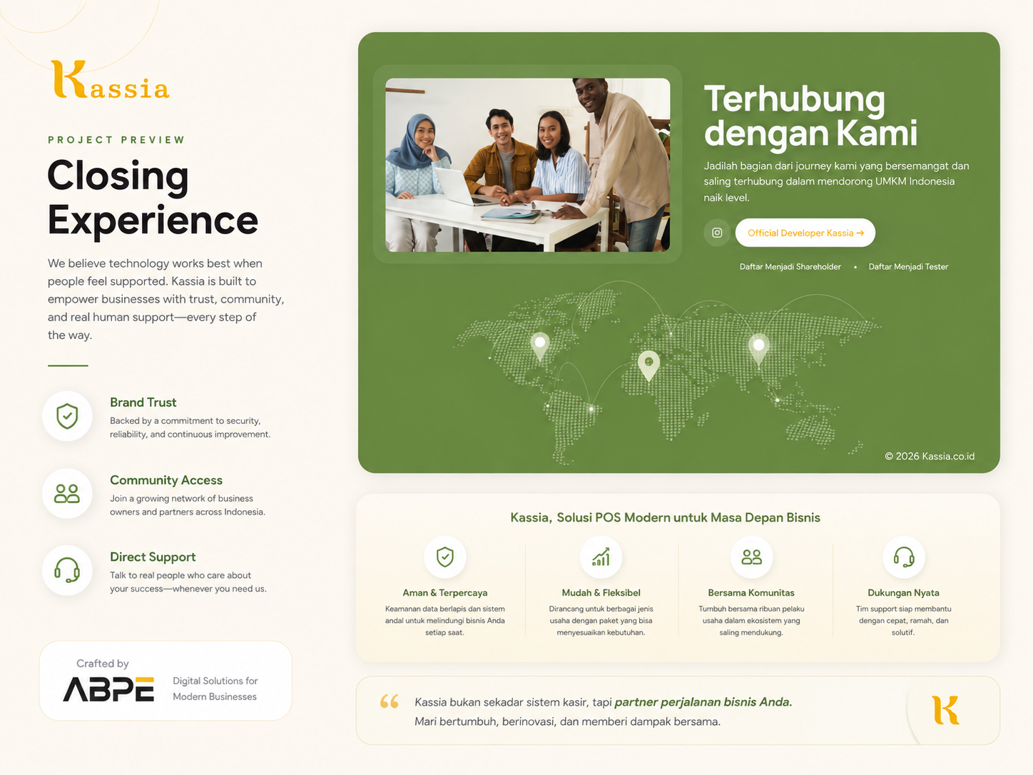 Kassia POS supporting product interface