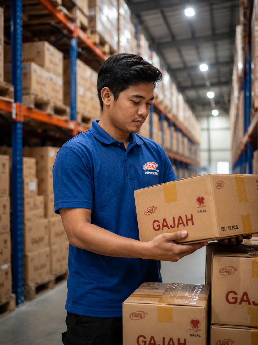 Ilustrasi industri distributor dan trading