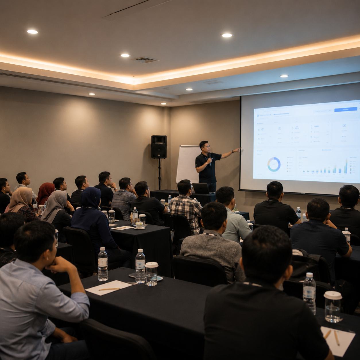 Workshop pengenalan ERP dengan dashboard Orchestra